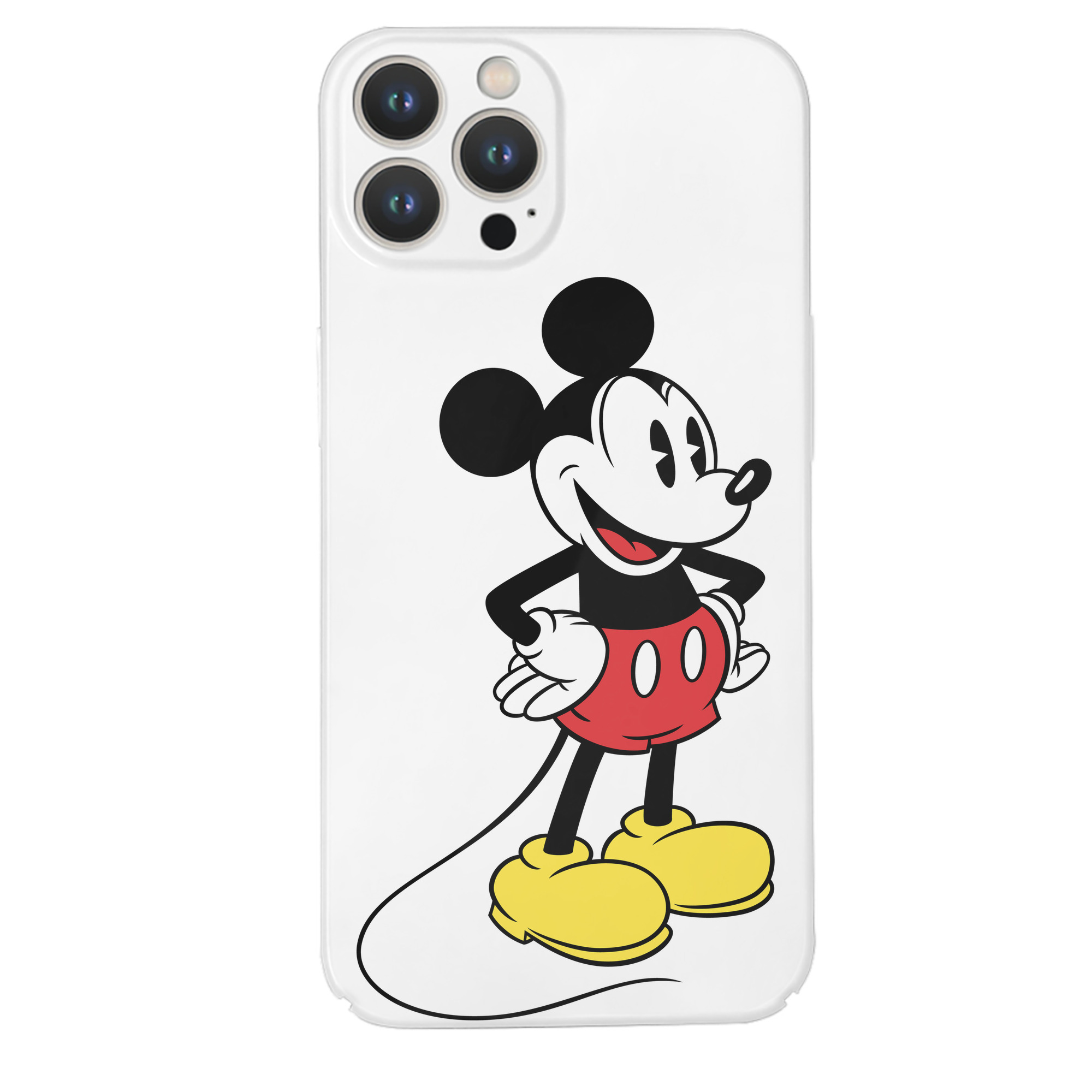 （画像用） ミッキーマウス Mickey Mouse 【iPhone 14シリーズ対応】ハードケース